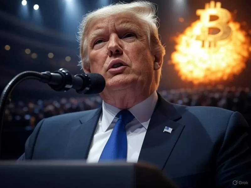 Trump habla, Bitcoin explota: La barrera de los US$100.000 es historia tras un anuncio clave