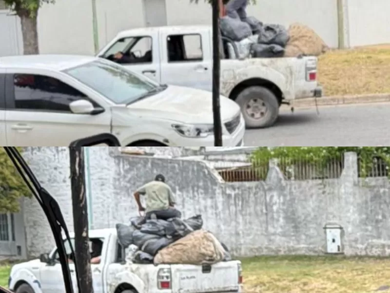 Tolosa: la basura se junta con camionetas destruidas y trabajadores sin elementos de proteccion
